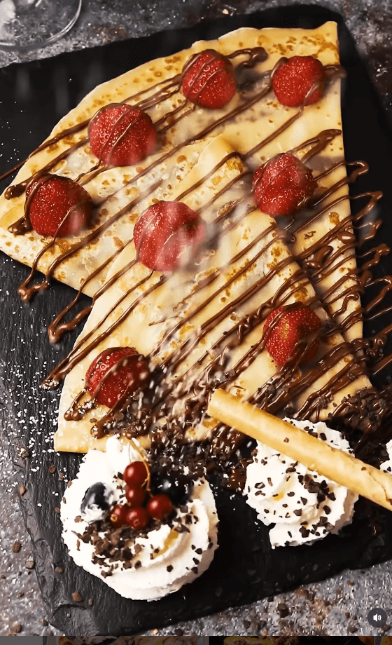 Crêpes fruits de saison